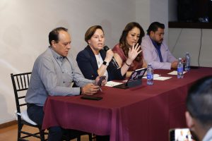 El Miedo sí anda en burro y es azul advierte Edurne Ochoa, "en Morena promovemos la paz"